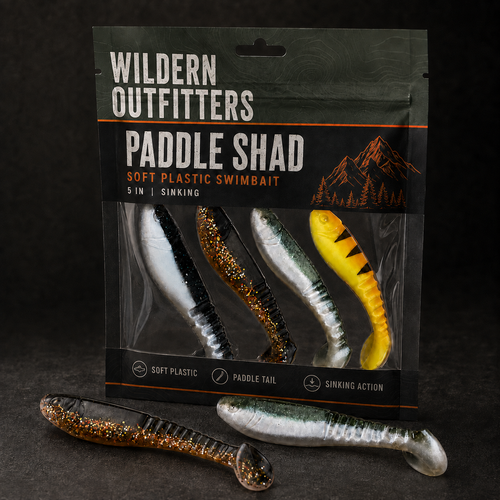 Walleye Soft Swimbait — 12.5cm Paddle Tail