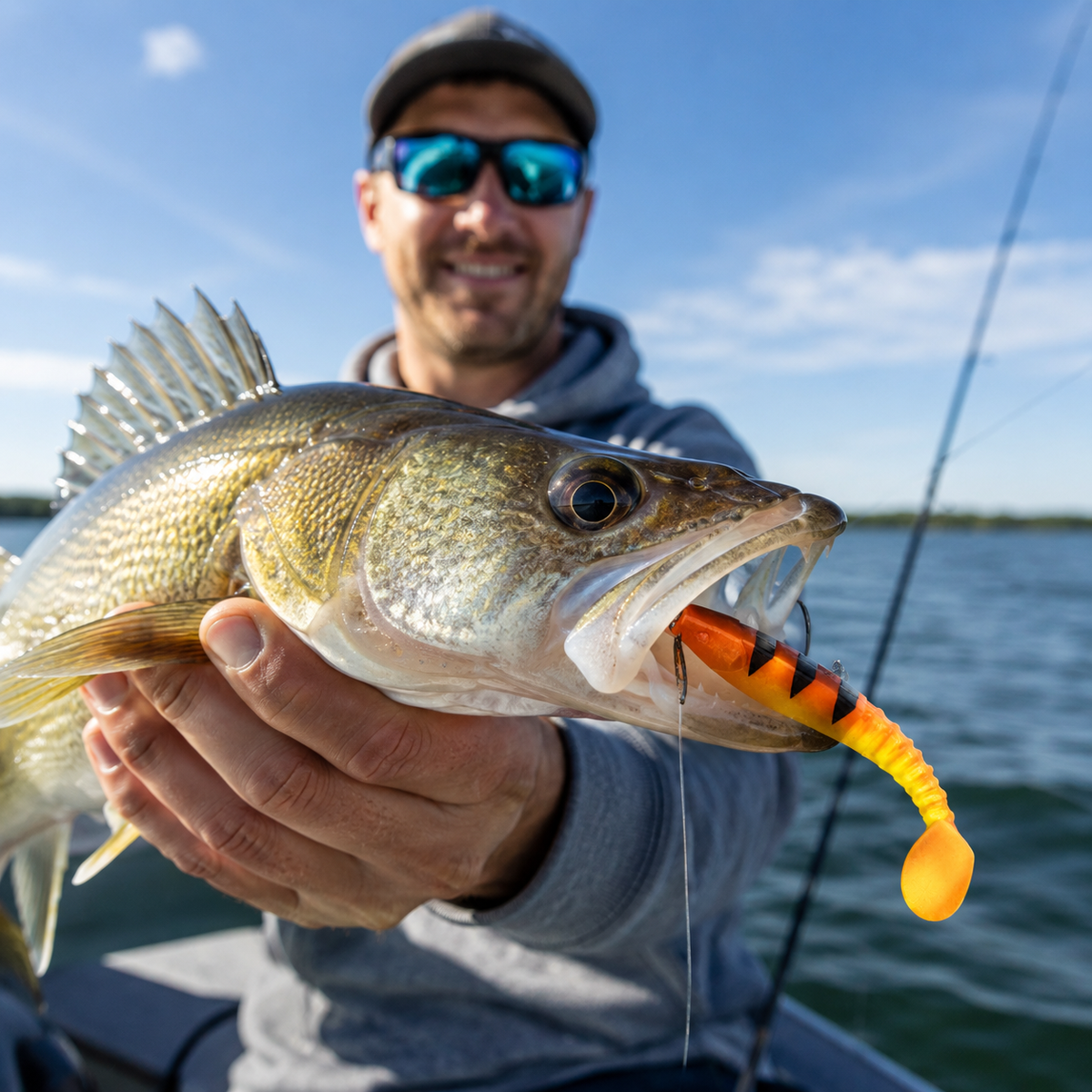 Walleye Soft Swimbait — 12.5cm Paddle Tail