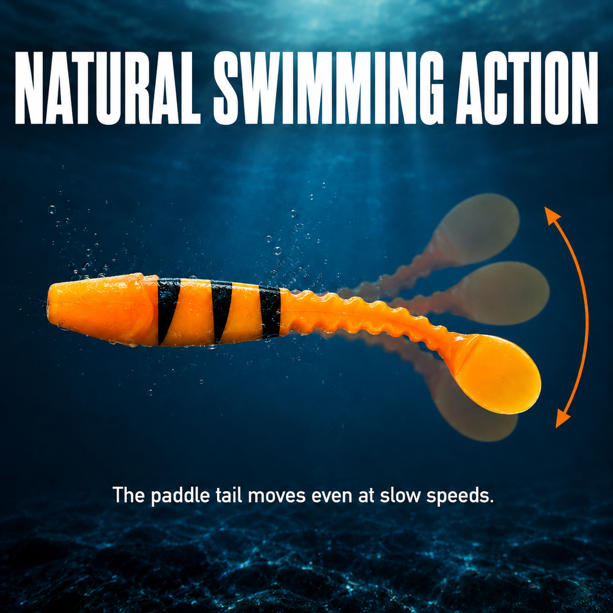 Walleye Soft Swimbait — 12.5cm Paddle Tail